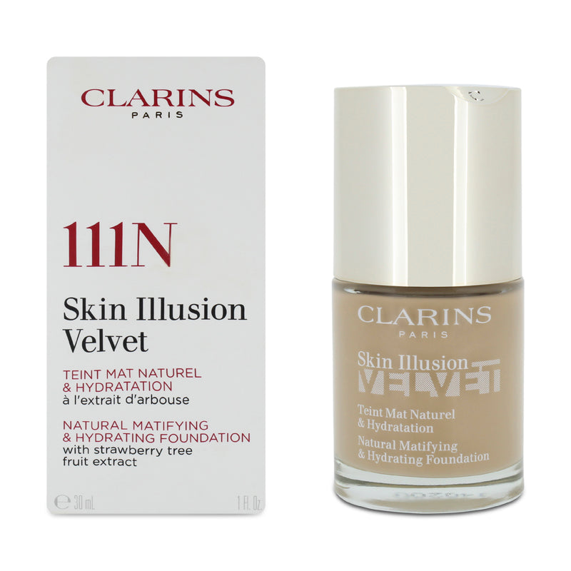 Clarins Skin Illusion Velvet Foundation 111N 30ml