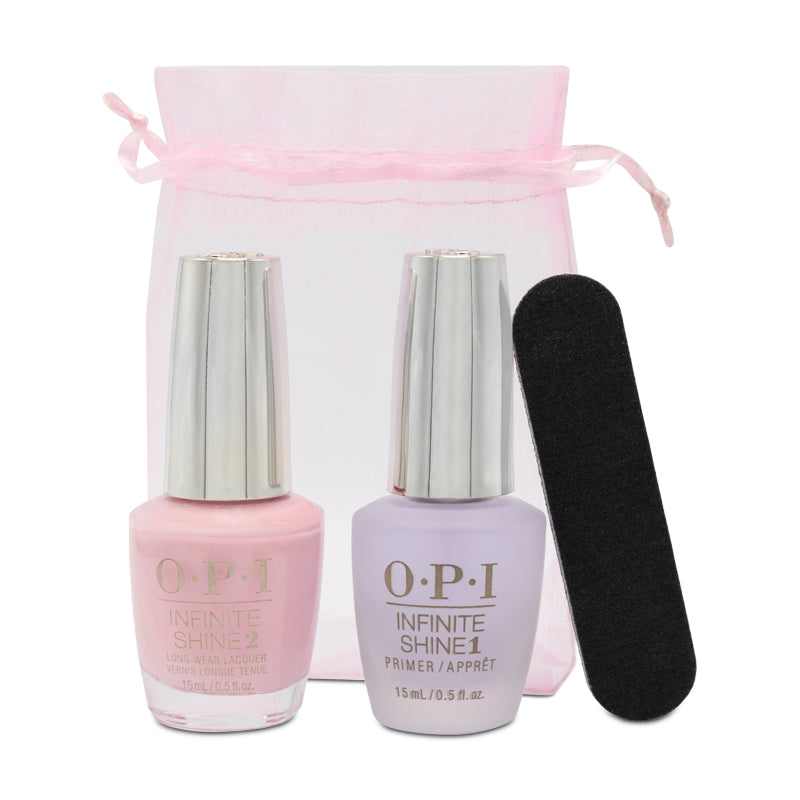 OPI Base Coat & Pink Mod About You Nail Polish With File Gift Set