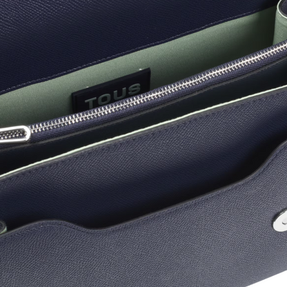 Tous Brenda Medium Audree Crossbody Bag Navy Blue