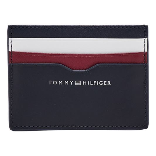 Tommy Hilfiger Central Smooth Men's Credit Card Holder Dark Blue