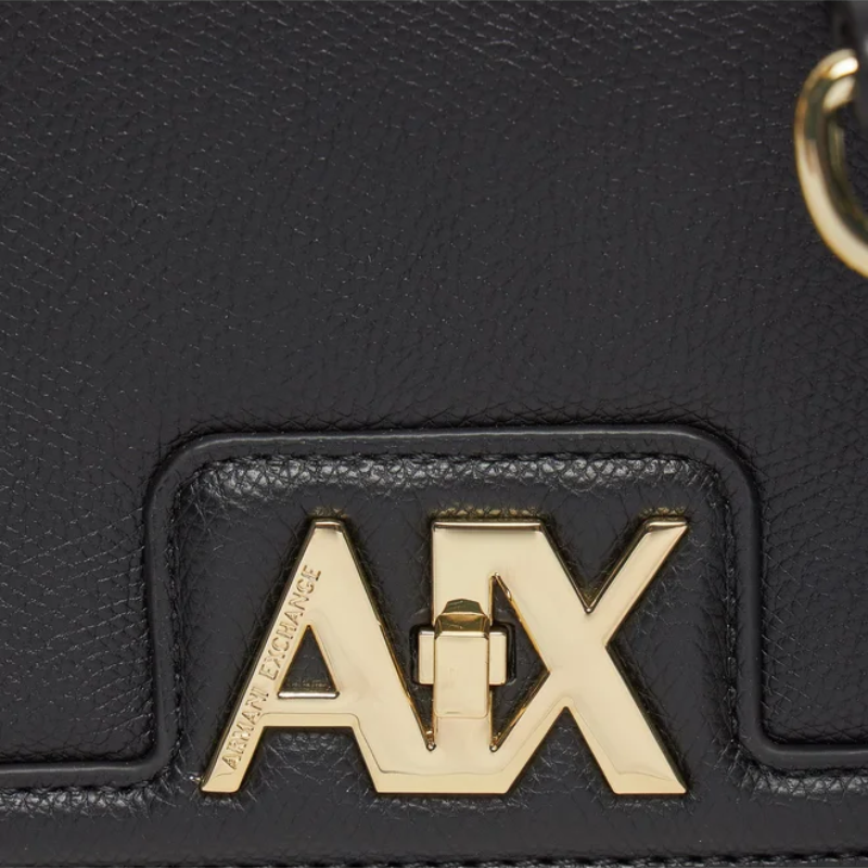 Armani Exchange Crossbody Handbag Messenger Bag Small Black 4R731 