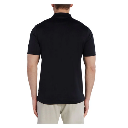 Hugo Boss Paras 365 Men's Zip Up Polo Shirt Dark Blue