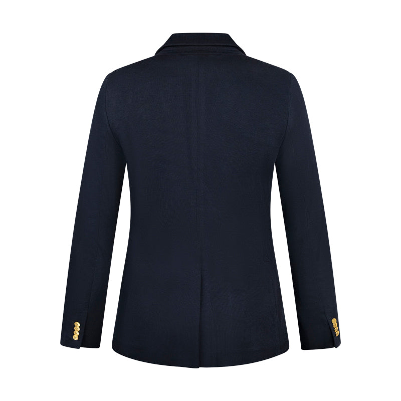 Ralph Lauren Polo Double-knit Jacquard Blazer Navy