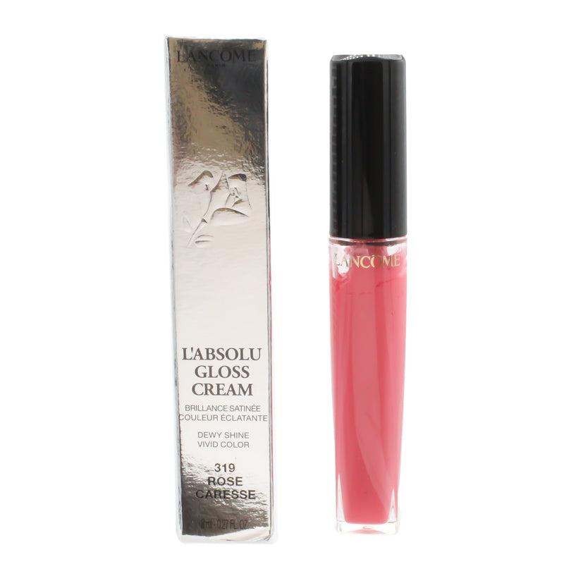 Lancome L'Absolu Gloss Cream Pink Lip Gloss 319 Rose Caresse