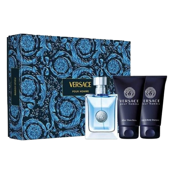 Versace Pour Homme EDT Gift Set | 50ml Shower Gel 50ml Aftershave Balm
