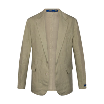 Ralph Lauren Polo Linen Blazer Beige Men's