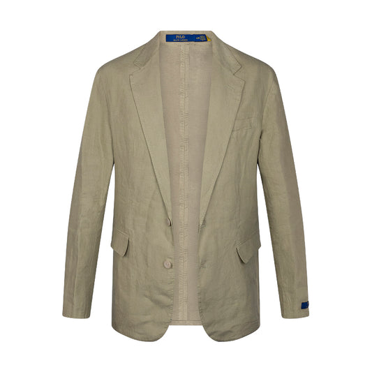 Ralph Lauren Polo Linen Blazer Beige Men's