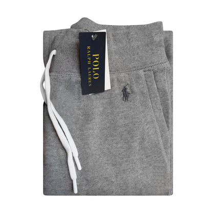 Ralph Lauren Polo Women's Fleece Sweat Pants Jogger Bottoms Grey Heather 