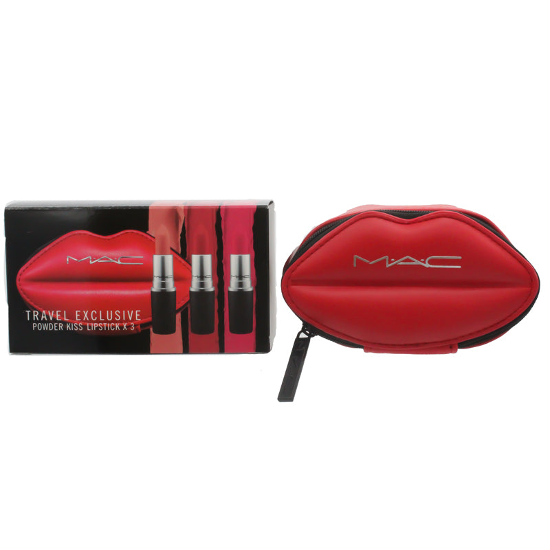 MAC Powder Kiss Lipstick Gift Set 3 x 3g