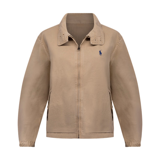 Ralph Lauren Polo Jacket | Cotton Canvas Khaki