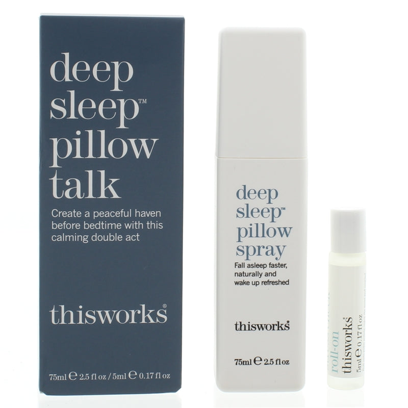 This Works Deep Sleep Pillow Talk Lavender Sleep Aid Set (No Box)