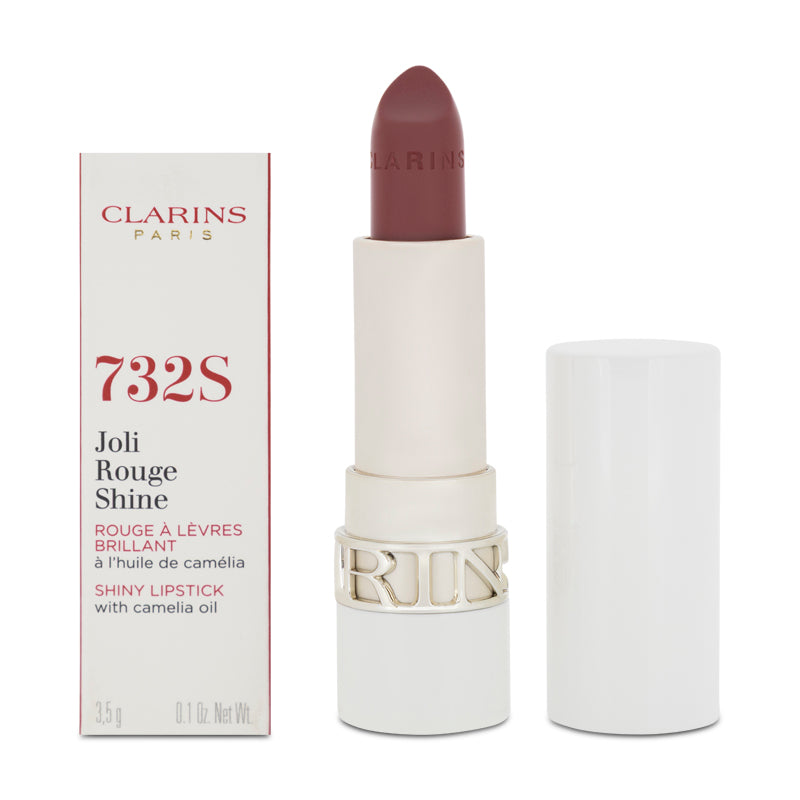 Clarins Joli Rouge Shine Lipstick 732S Grenadine