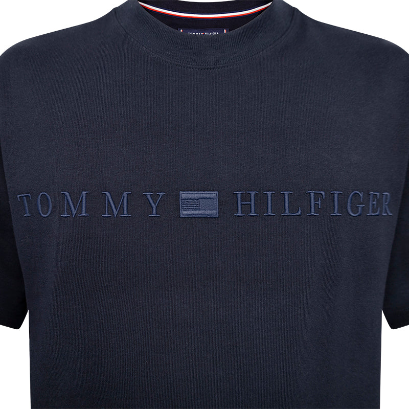 Tommy Hilfiger Archive Hilfiger Logo T-Shirt Desert Sky Medium