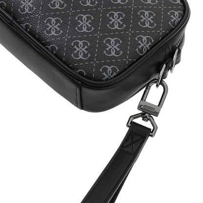 Guess Men's Milano Logo Crossbody Bag Black 