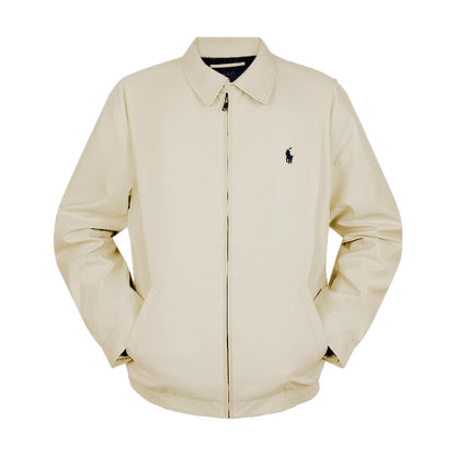 Ralph Lauren Polo Windbreaker Harrington Jacket Beige