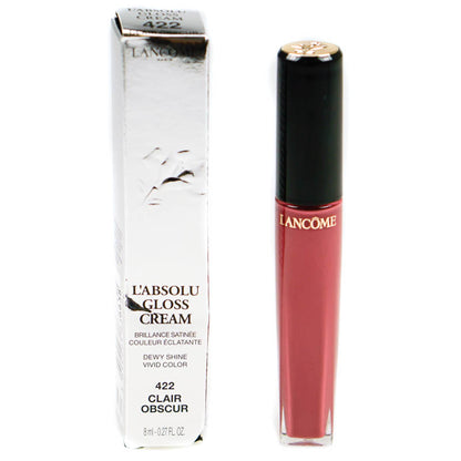 Lancome L'Absolu LipGloss Cream Dewy Shiny 422 Clair Obscur