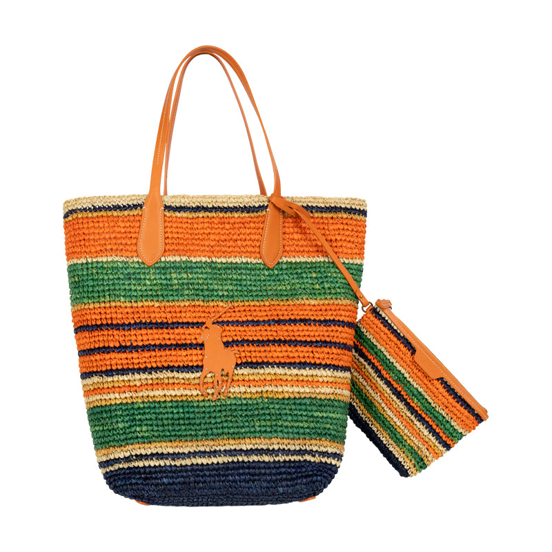 Ralph Lauren Striped Tote Bag | Chic & Spacious