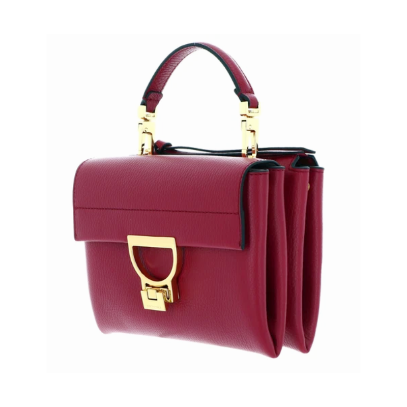Coccinelle Arlettis Leather Cross Body Bag Sangria (Red)