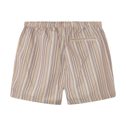 Fynch-Hatton Mens Swim Shorts Multicolour Pinstripes