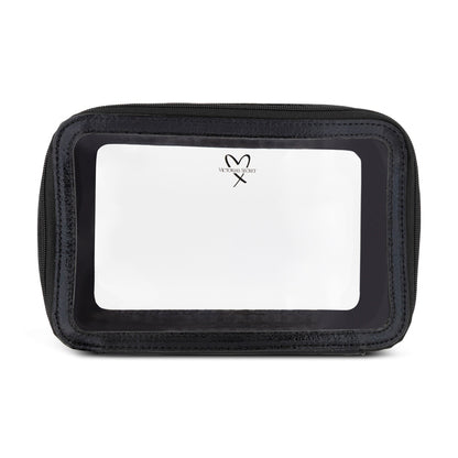 Victoria's Secret Black Makeup Bag See-through