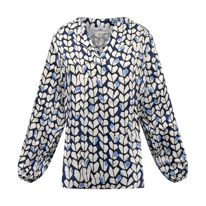 Fynch-Hatton Women's Blouse Navy Multi Colour