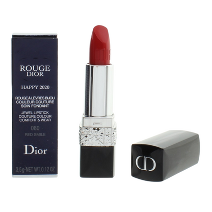 Dior Rouge Happy 2020 Jewel lipstick Couture Colour 080 Red Smile