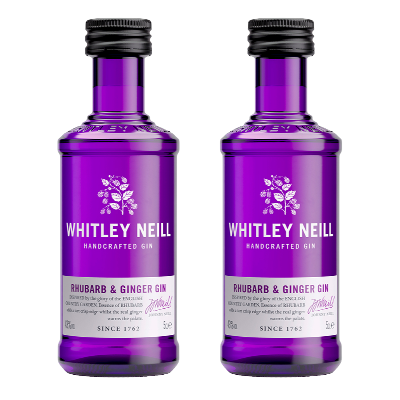Whitley Neill Rhubarb & Ginger Gin 5cl Miniature