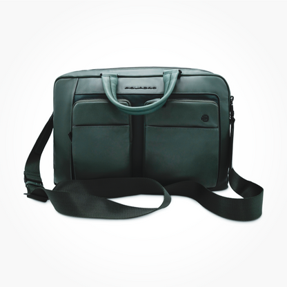 Piquadro 15.6" Laptop Bag Green Men's CA6203W131/VE