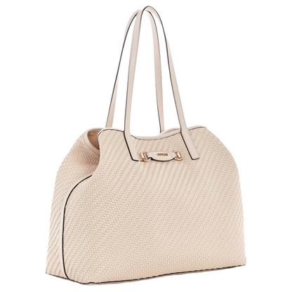 Guess Women's Vikky II Shopper/Tote Bag Shell Rose