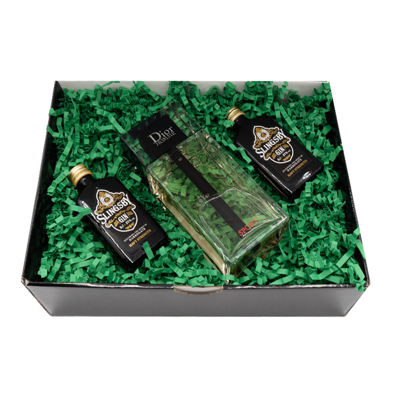 Dior Homme Sport 200ml EDT Fragrance & Gin Gift Set For Him
