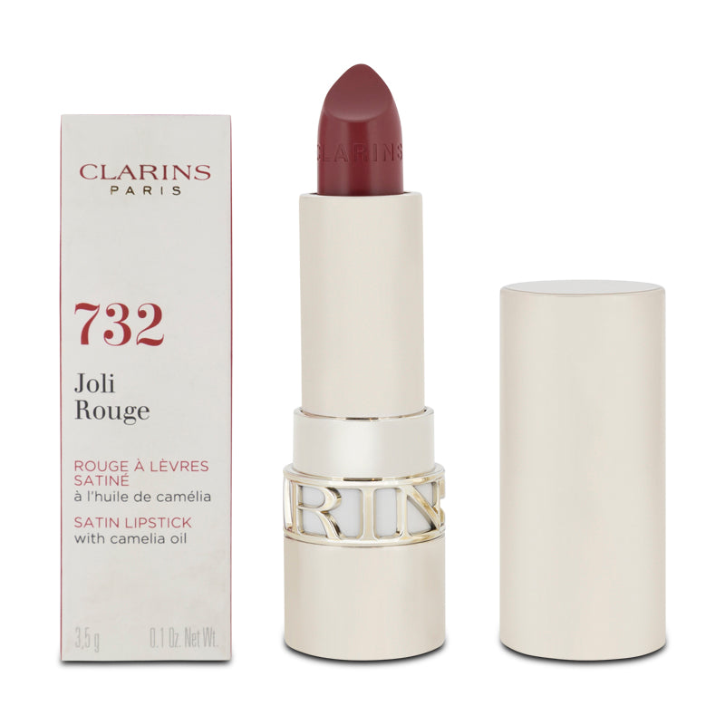 Clarins Joli Rouge Satin Lipstick 732 Grenadine