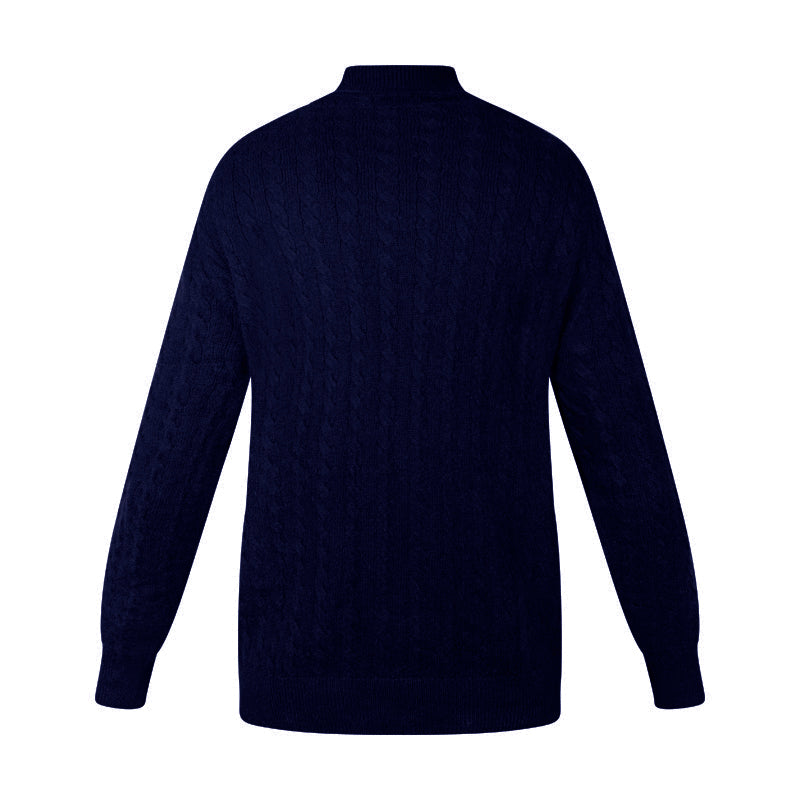 Polo Ralph Lauren Half Zip Cable Knit Jumper Navy