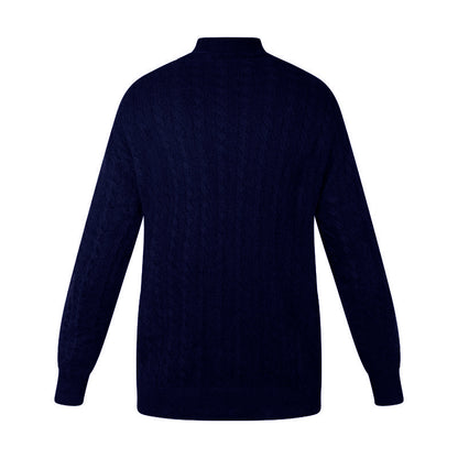 Polo Ralph Lauren Half Zip Cable Knit Jumper Navy