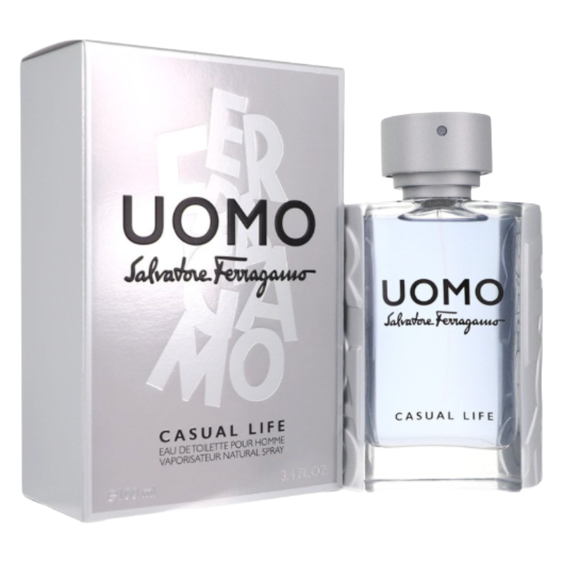 Salvatore Ferragamo Uomo Casual Life 100ml EDT (Blemished Box)