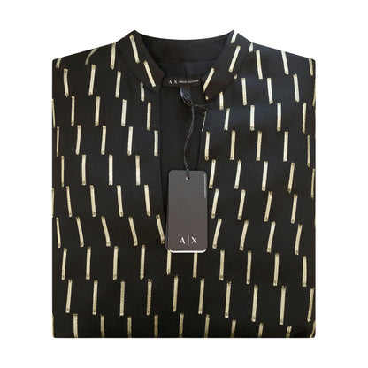 Armani Exchange Women's Dress Black & Gold
