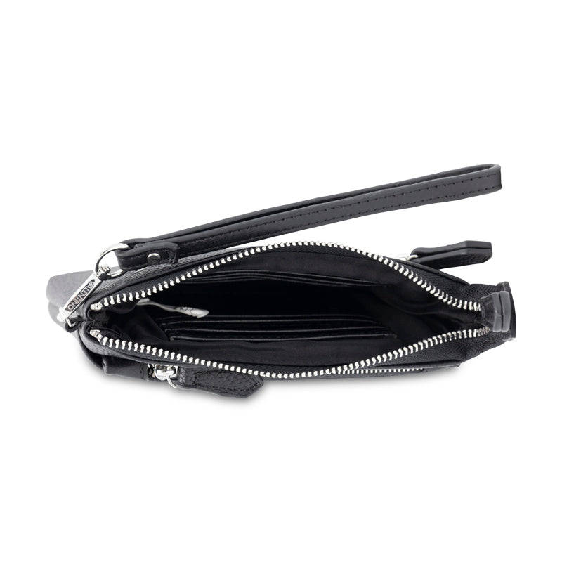Mario Valentino Midtown Nero Crossbody Bag Black Women's