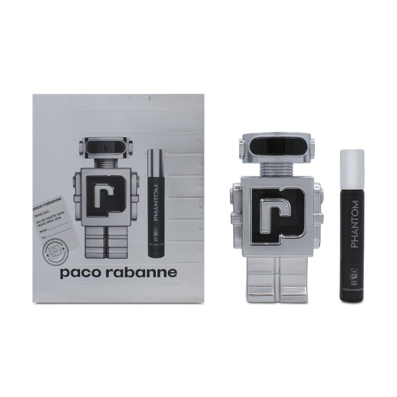 Paco Rabanne Phantom Travel Duo 100ml Eau De Toilette & 20ml Spray 