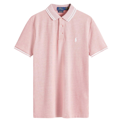 Ralph Lauren Polo Mens Custom Slim Fit Stretch Mesh Polo Shirt Berry 