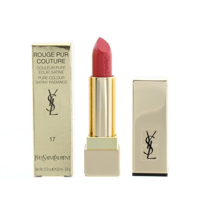 YSL Rouge Pur Couture Pink Lipstick 17 Rose Dahlia