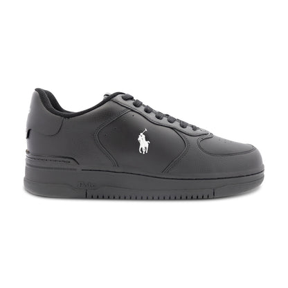 Ralph Lauren Polo Leather Trainers | Black