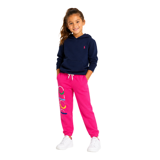 Ralph Lauren Polo logo Terry Joggers Pink