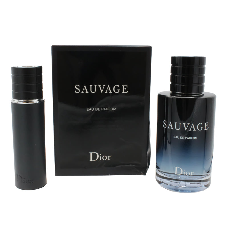 Dior Sauvage 100ml Eau De Parfum Gift Set & Travel Spray Set