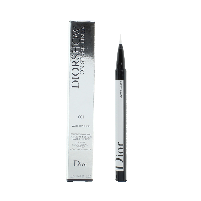 Dior Diorshow 001 Matte White 24 hour Liquid Eyeliner 0.55ml