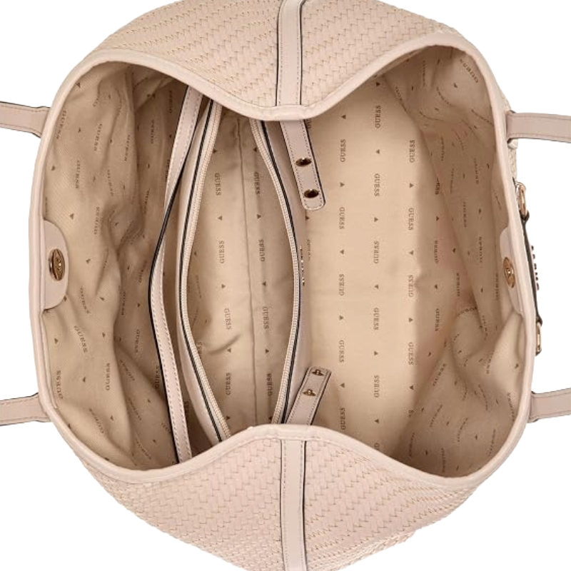 Guess Women's Vikky II Shopper/Tote Bag Shell Rose