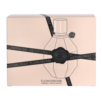 Viktor & Rolf Flowerbomb 100ml & 20ml Eau De Parfum Gift Set (Blemished Box)