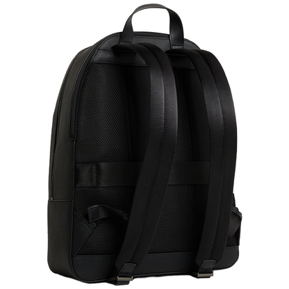 Tommy Hilfiger TH Monogram Black Dome Backpack Men's