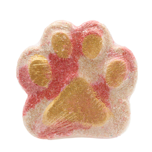 Bathable Paw Print Bath Bomb