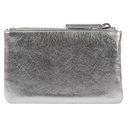 Mario Valentino Women's Mayfair Card Purse Silver