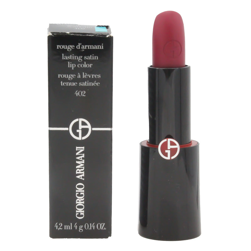 Giorgio Armani Rouge D'Armani Satin Pink Lipstick 402 Scarlatto