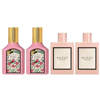 Gucci Bloom & Flora Miniature Set 4 x 5ml Eau De Parfum